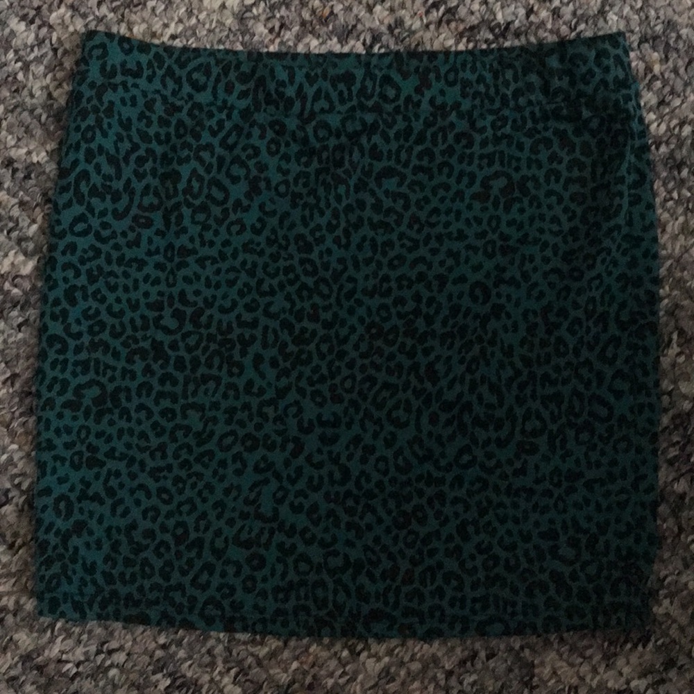 Cheetah print skirt